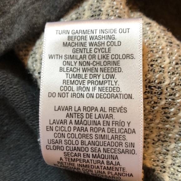 Gray & black cotton lounge top Jaclyn Smith - Picture 7 of 10